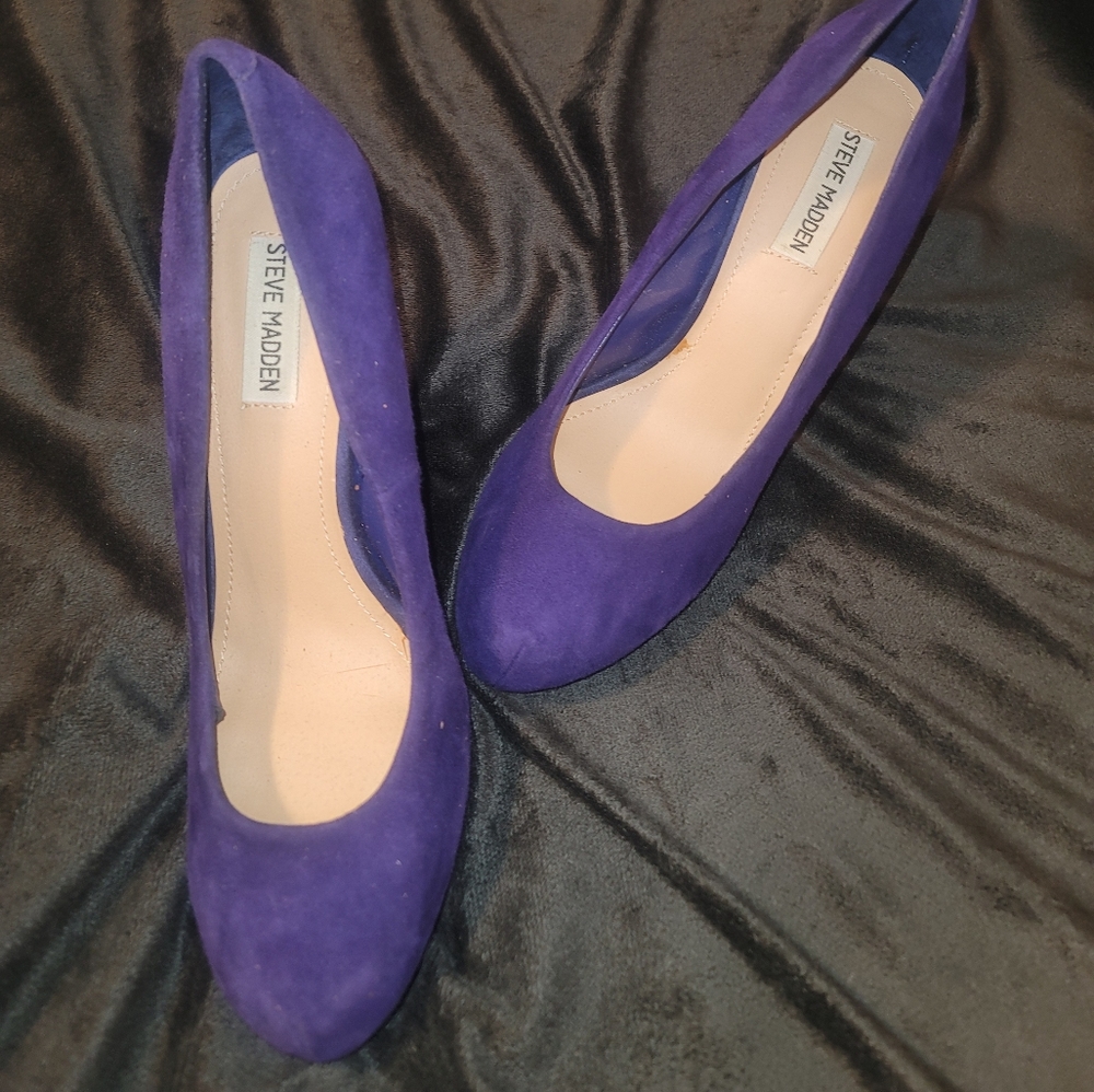 Suede Heel